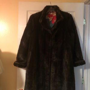 Illusion by Sherry Cassin faux fur coat